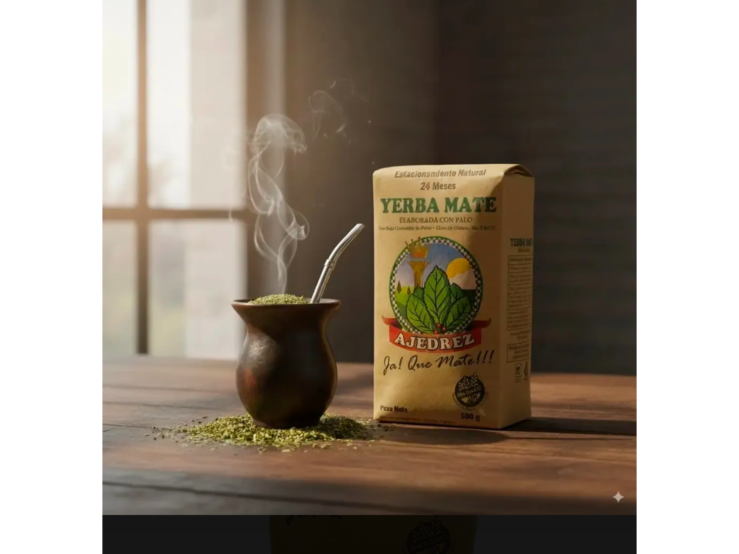 YERBA MATE ORGÁNICA AJEDREZ