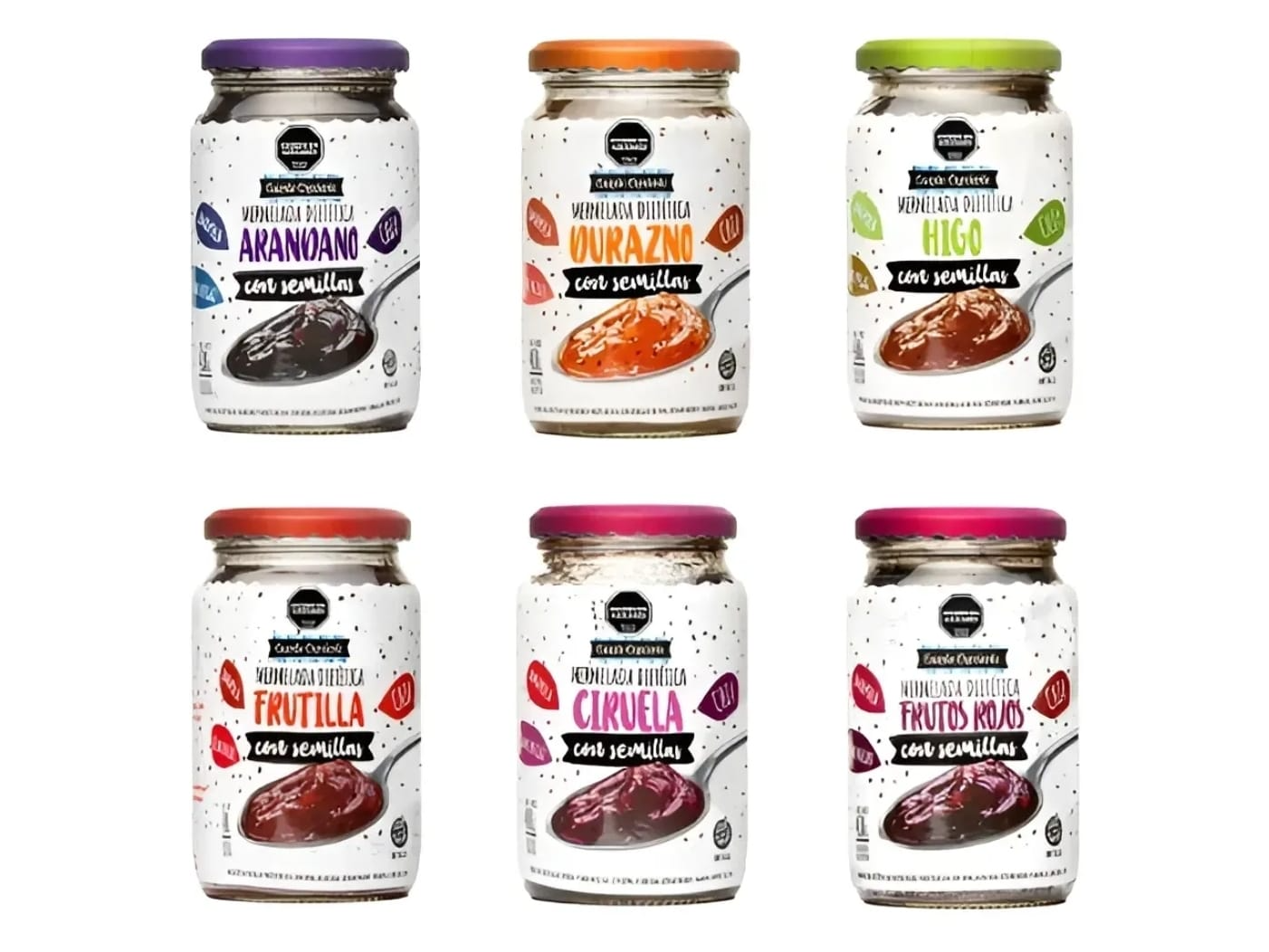 MERMELADA DIETÉTICA CON SEMILLAS