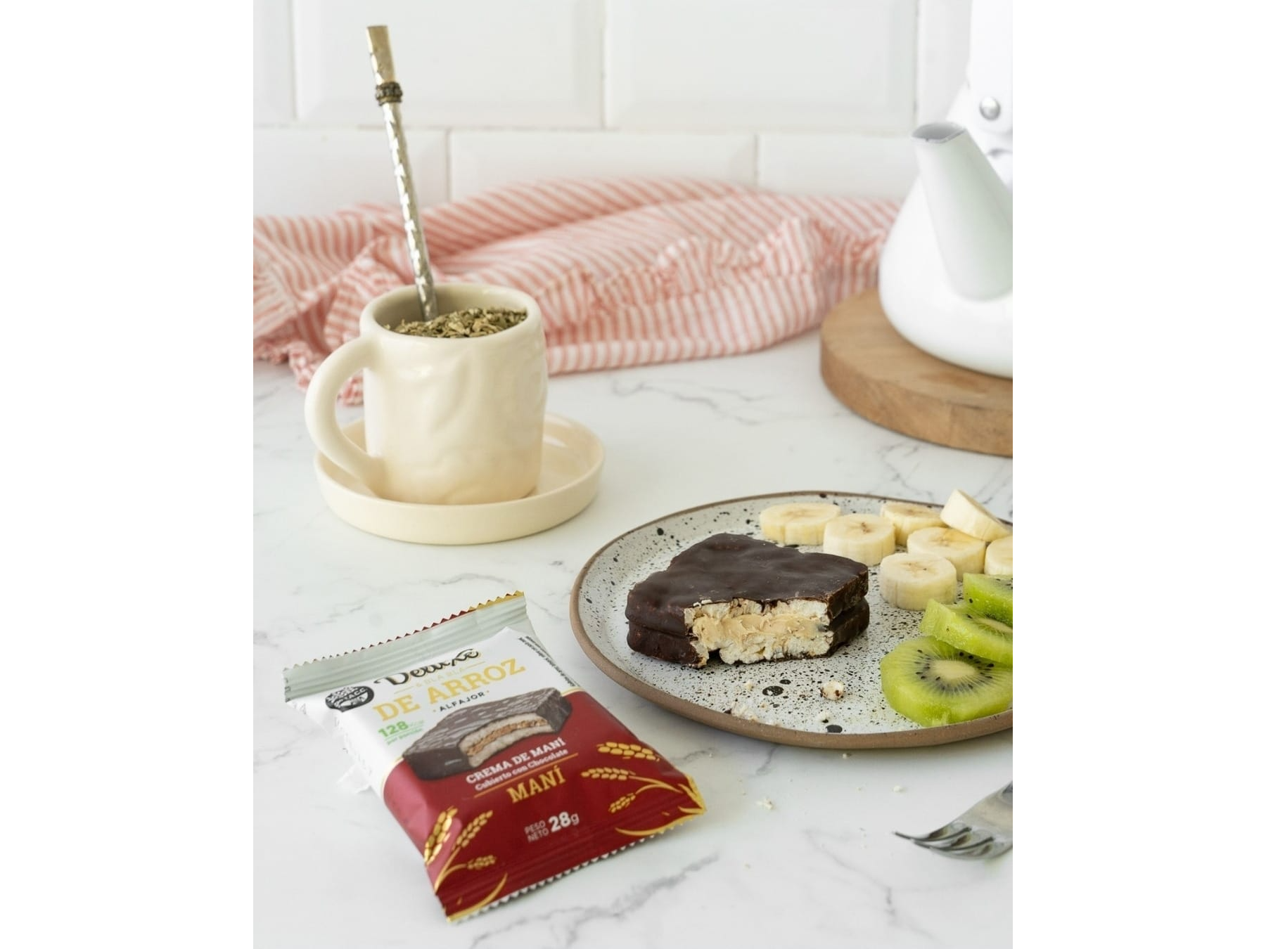 ALFAJOR DE ARROZ RELLENO MANÍ