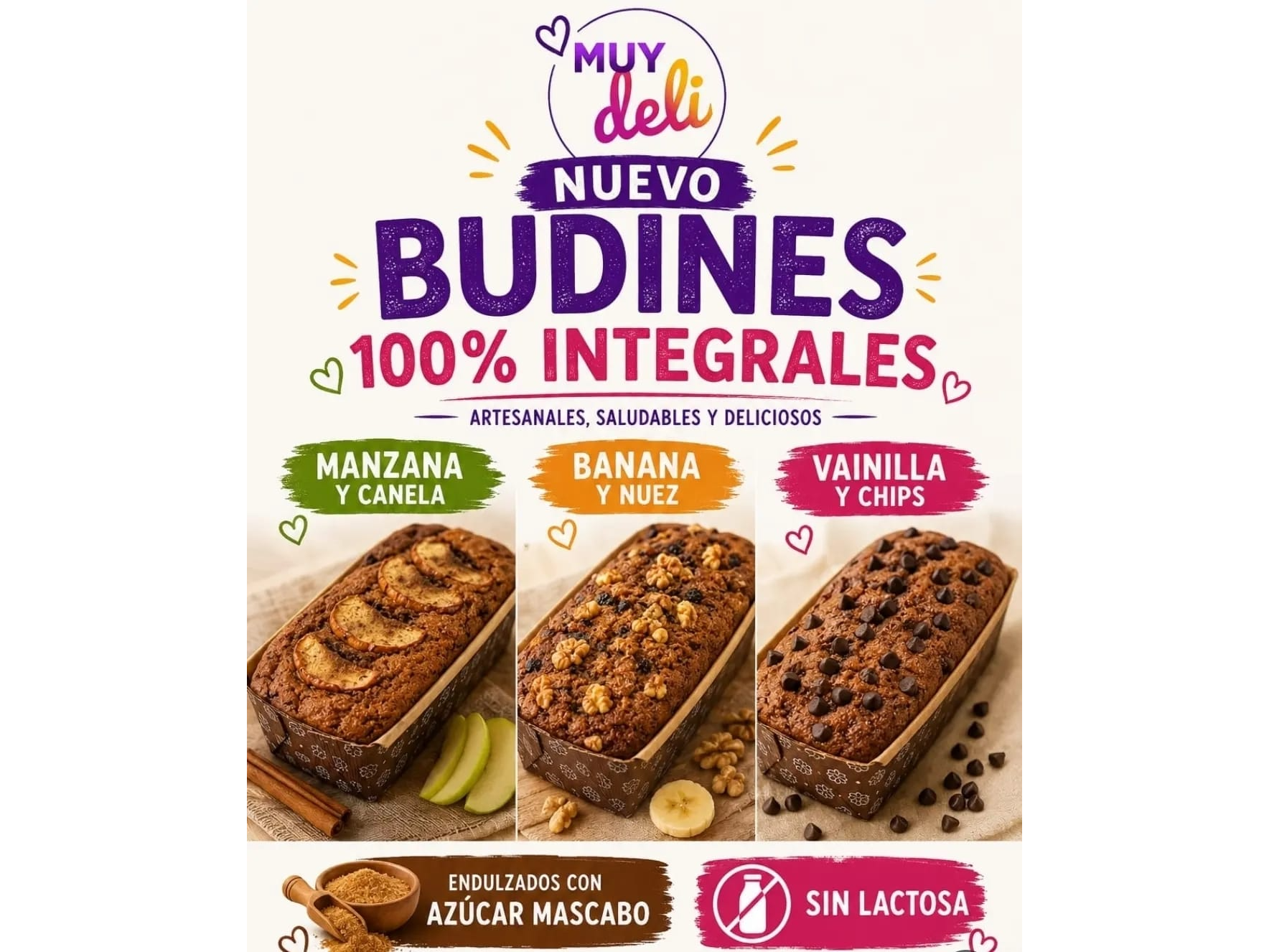 BUDÍN INTEGRAL "MUY DELI"