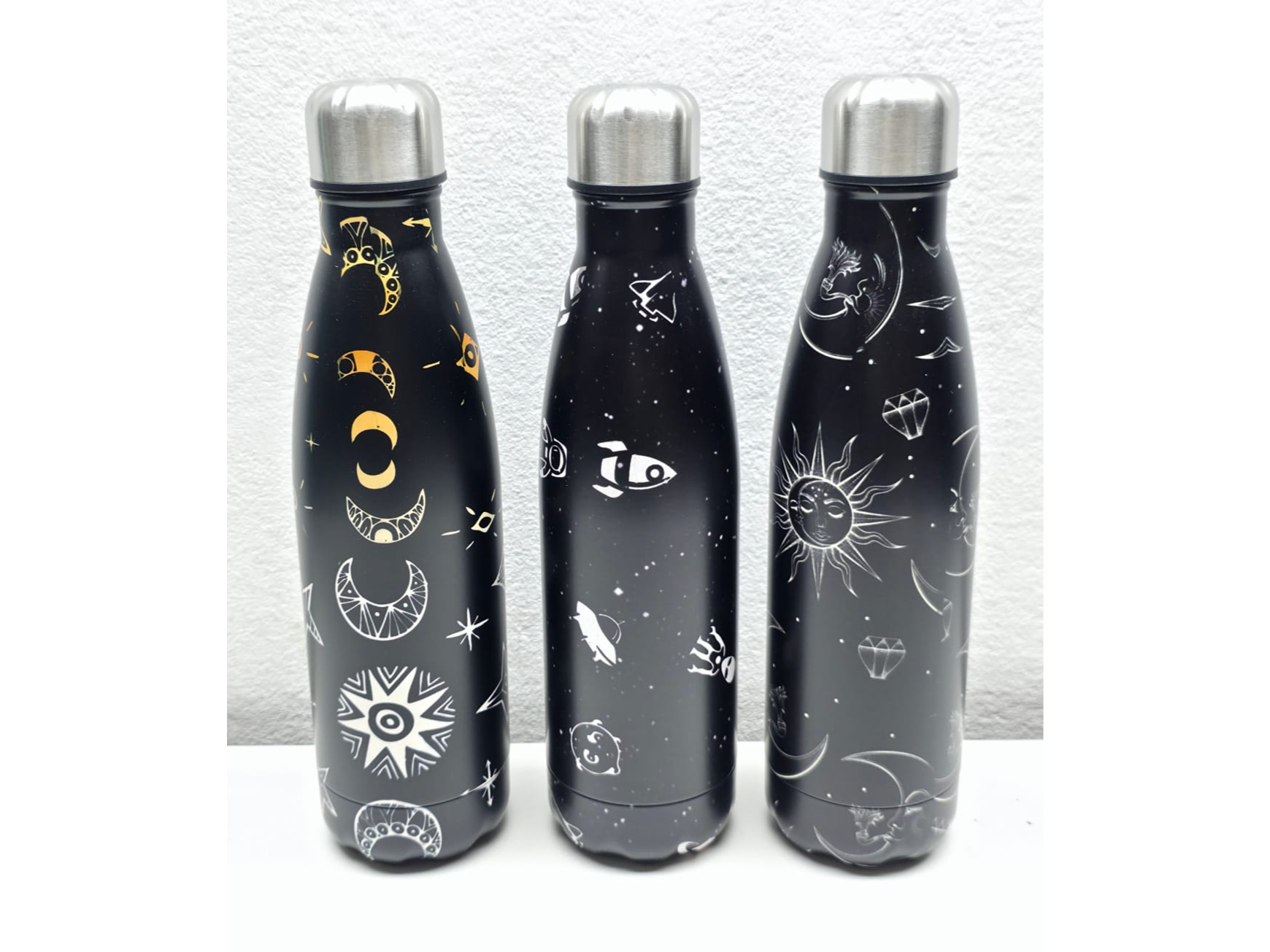 Botella Térmica de Acero Inoxidable – Diseño Artístico