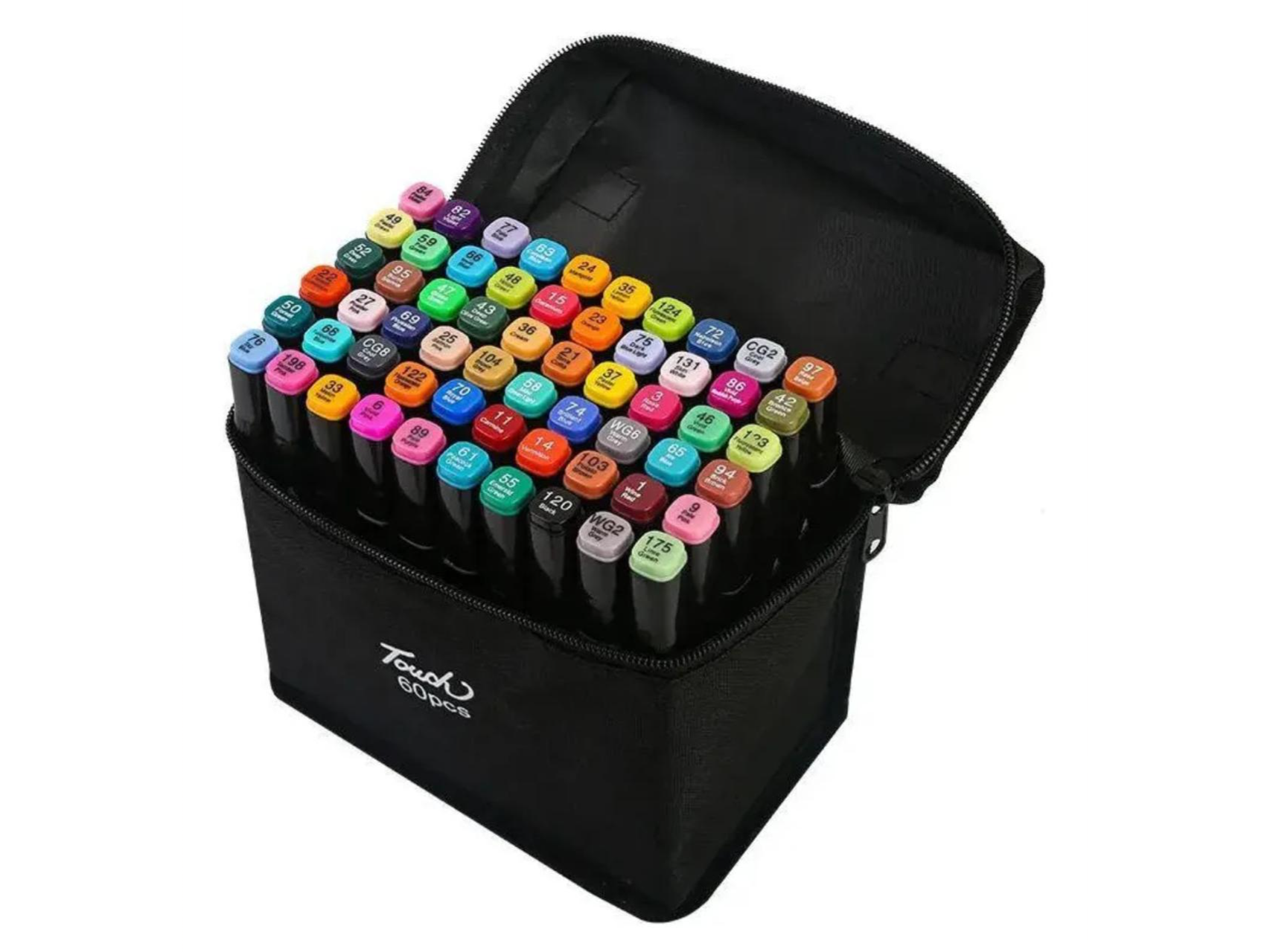 Marcadores Doble punta – 60 Colores