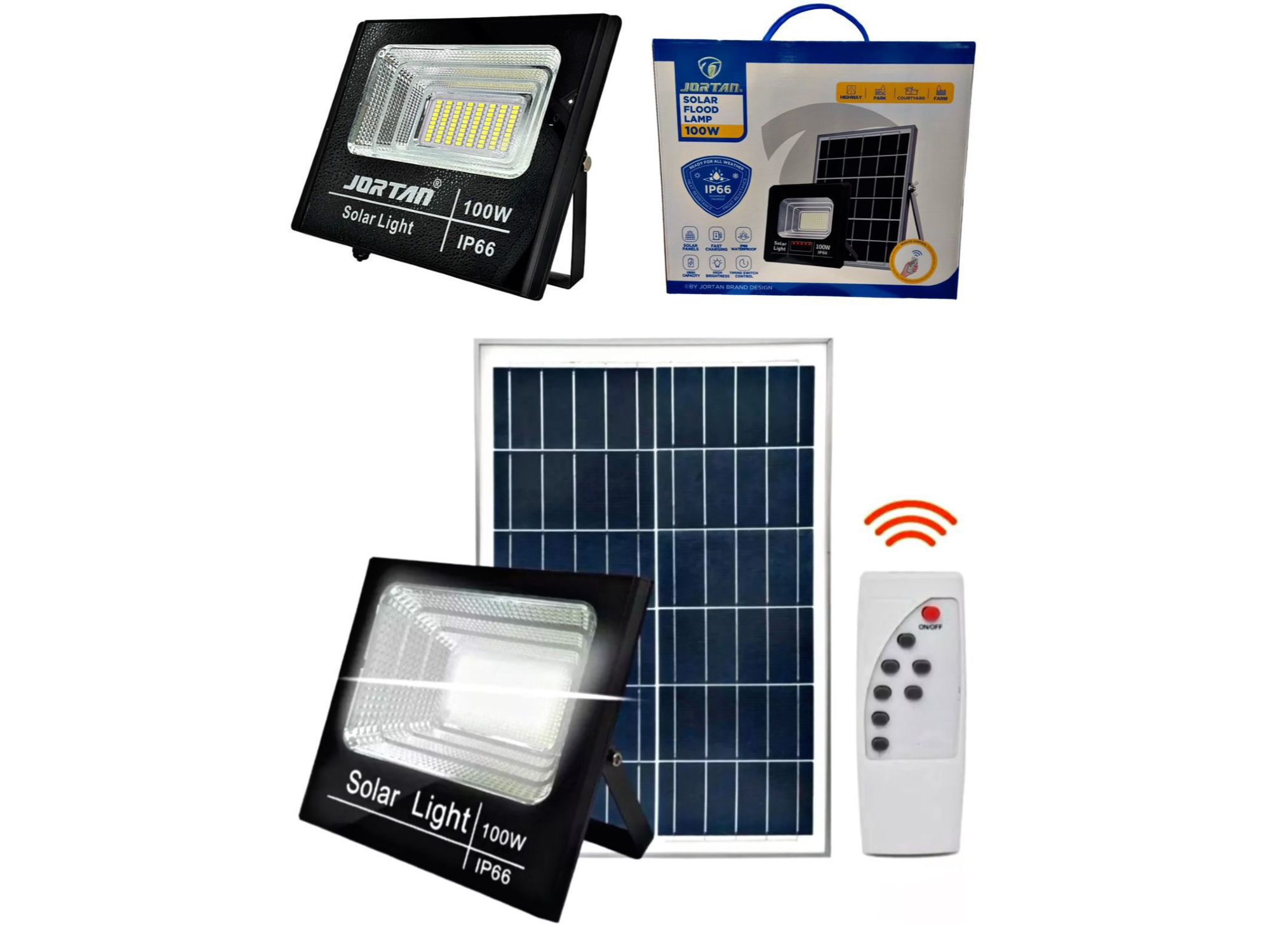 REFLECTOR LED SOLAR  100W