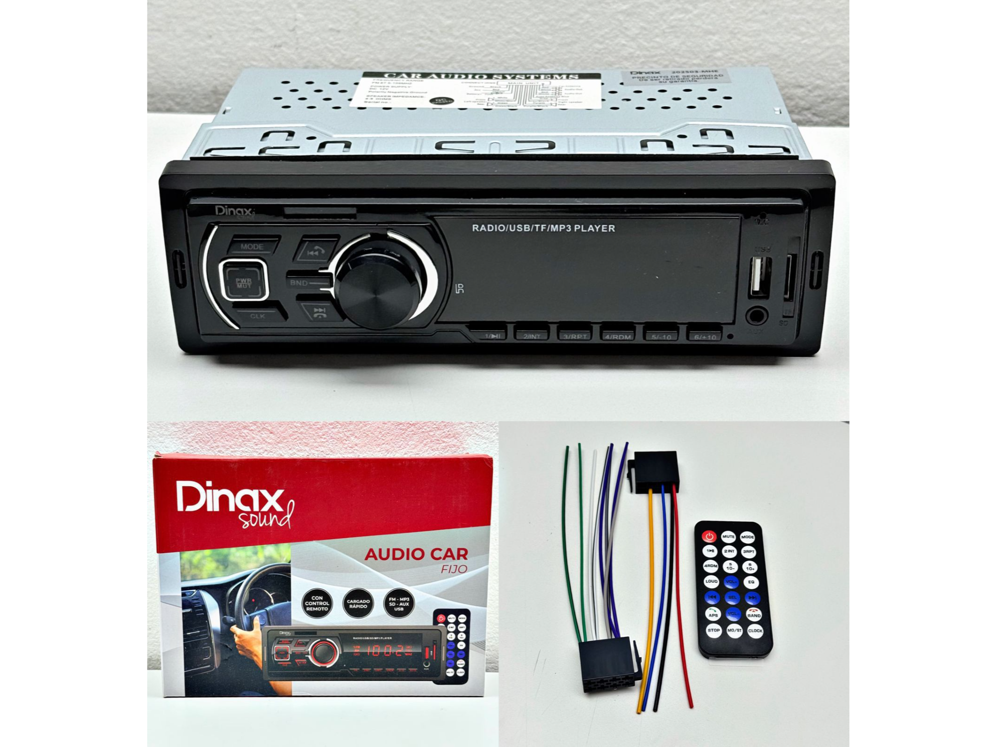 ESTEREO BLUETOOTH PARA FRENTE FIJO