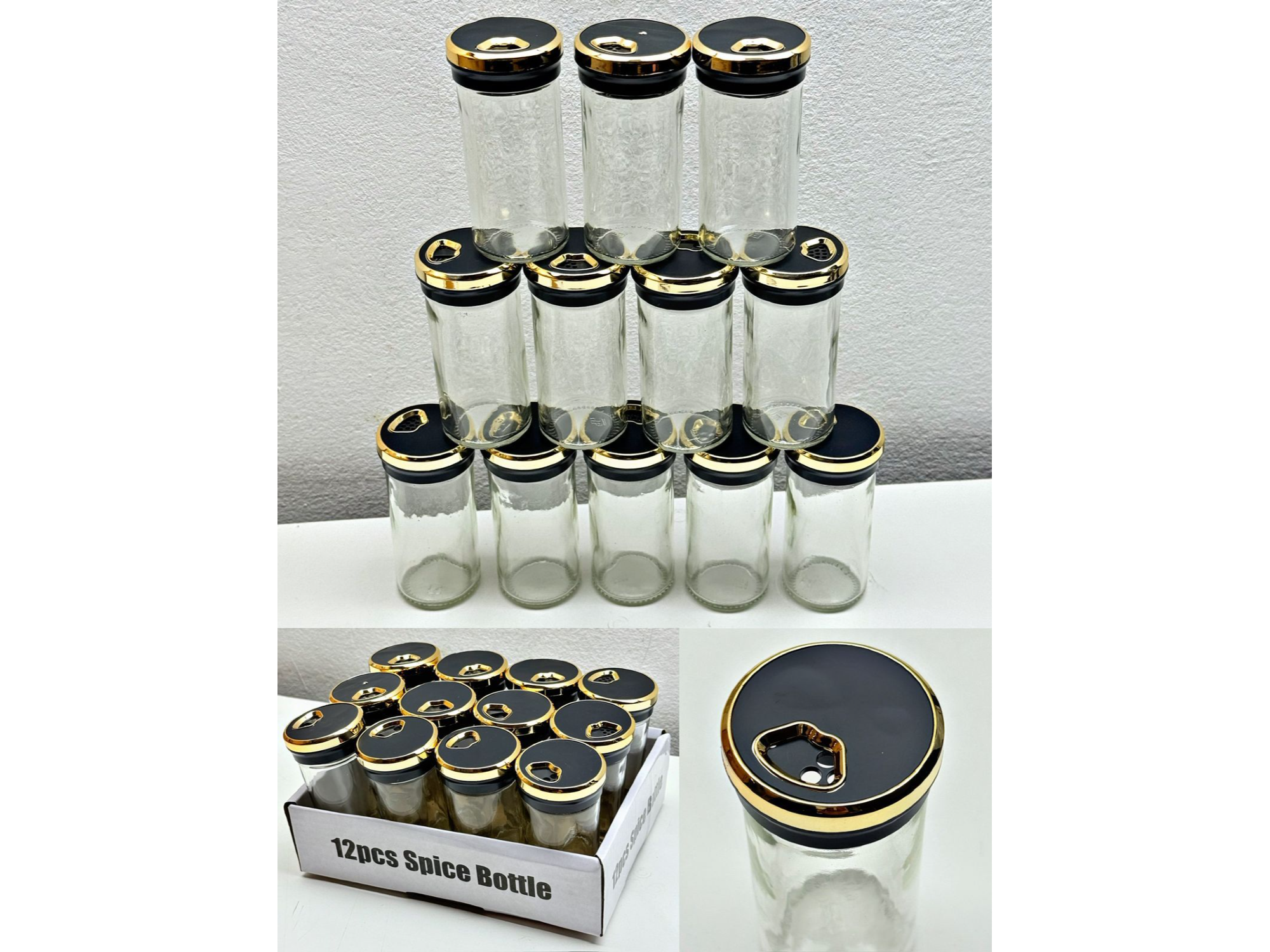 Set de 12 frascos especieros