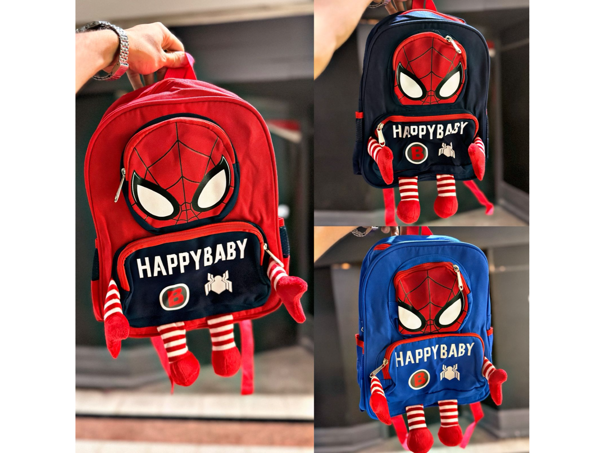 MOCHILA INFANTIL SPIDER – HAPPYYBABY