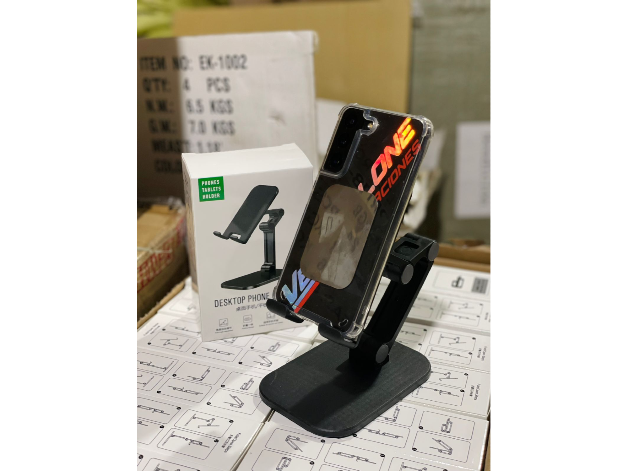 Soporte de Celular para Escritorio Ajustable