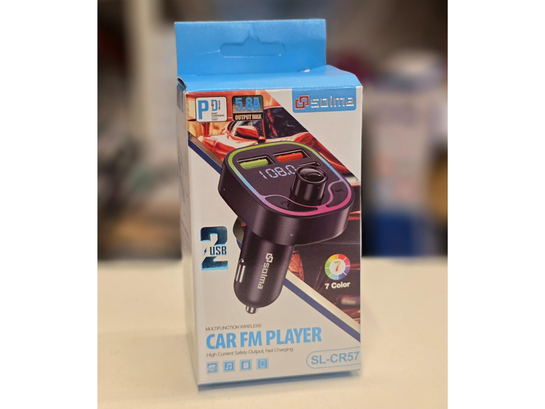 Transmisor FM Bluetooth para Auto