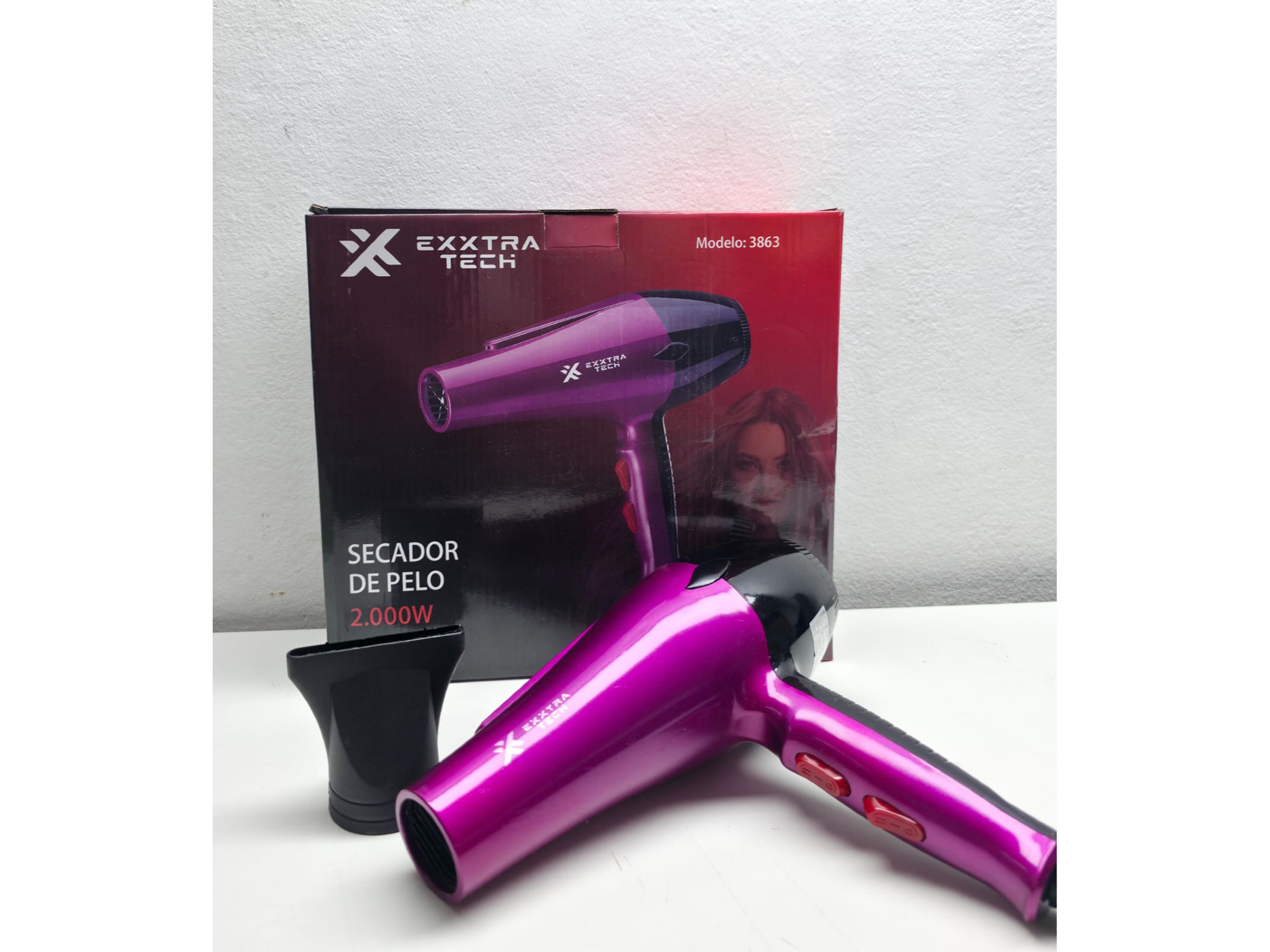 Secador de Pelo EXXTRA TECH – 2000W 💜