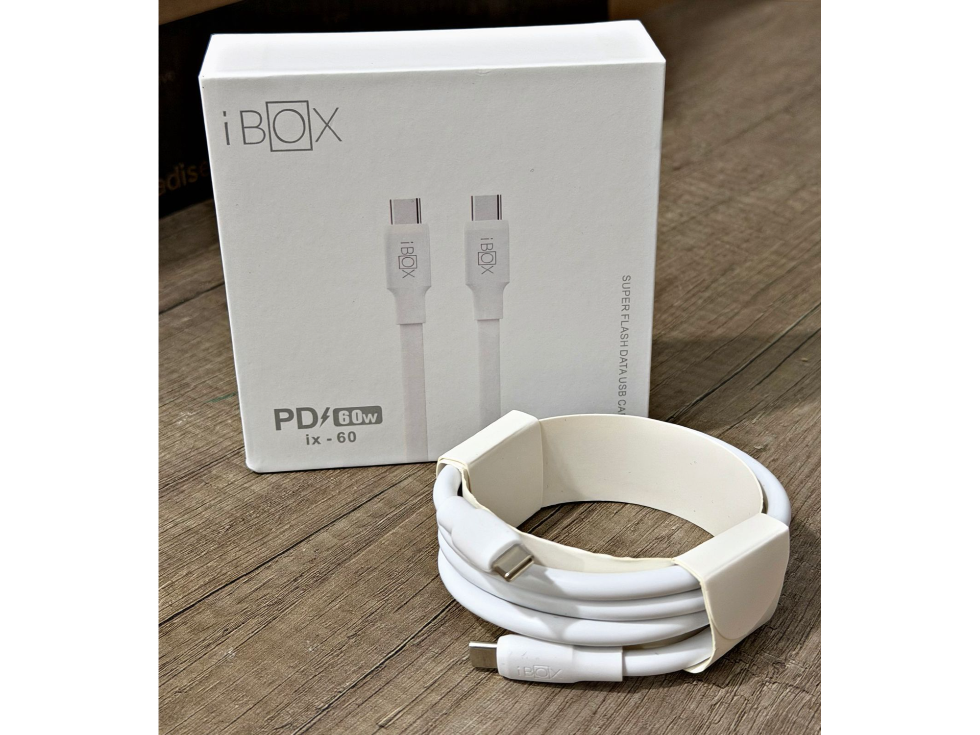 Cable de Carga iBOX – Tipo C y Lightning