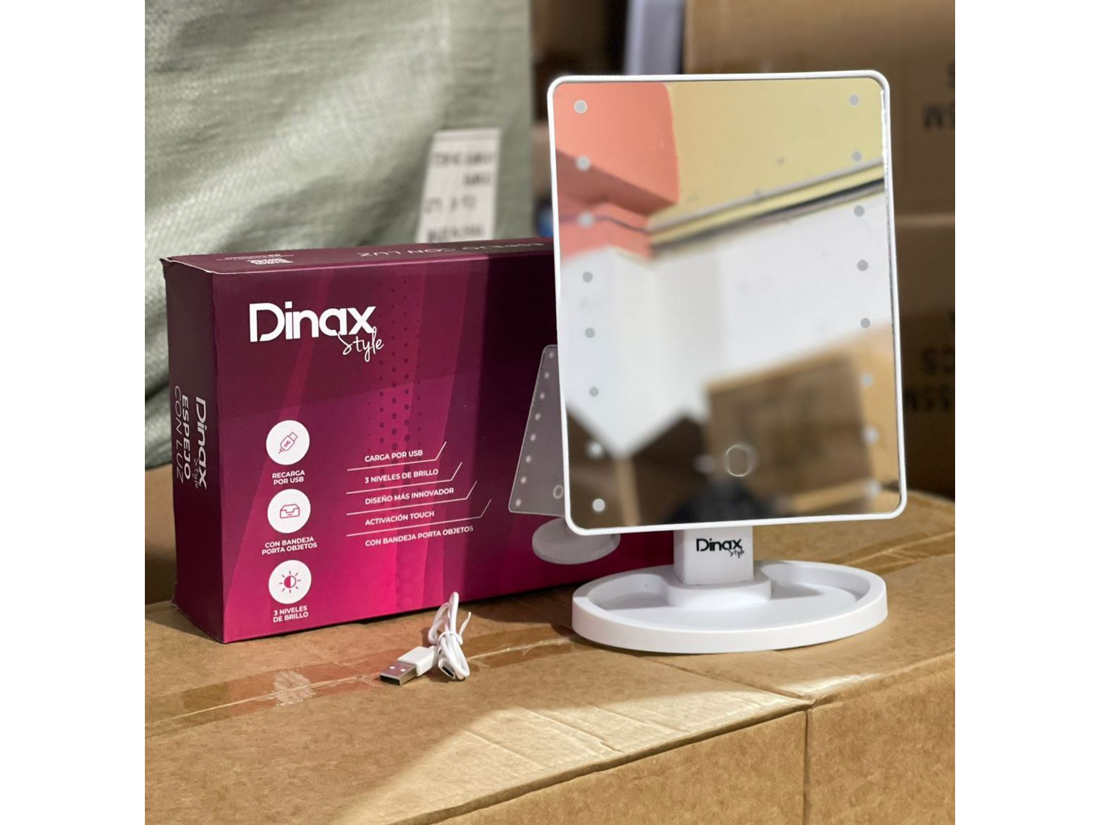 Espejo con Luz LED Touch