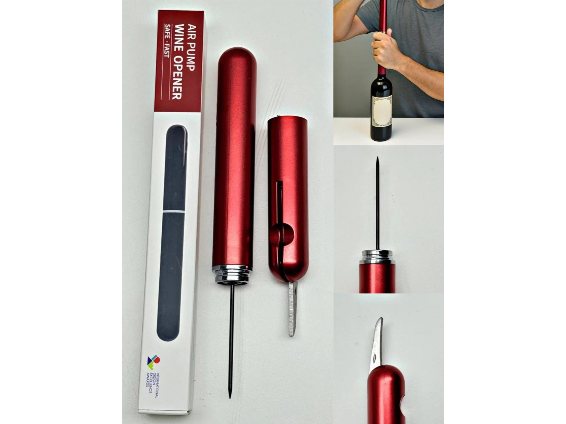 Destapador de Vino por Bomba de Aire