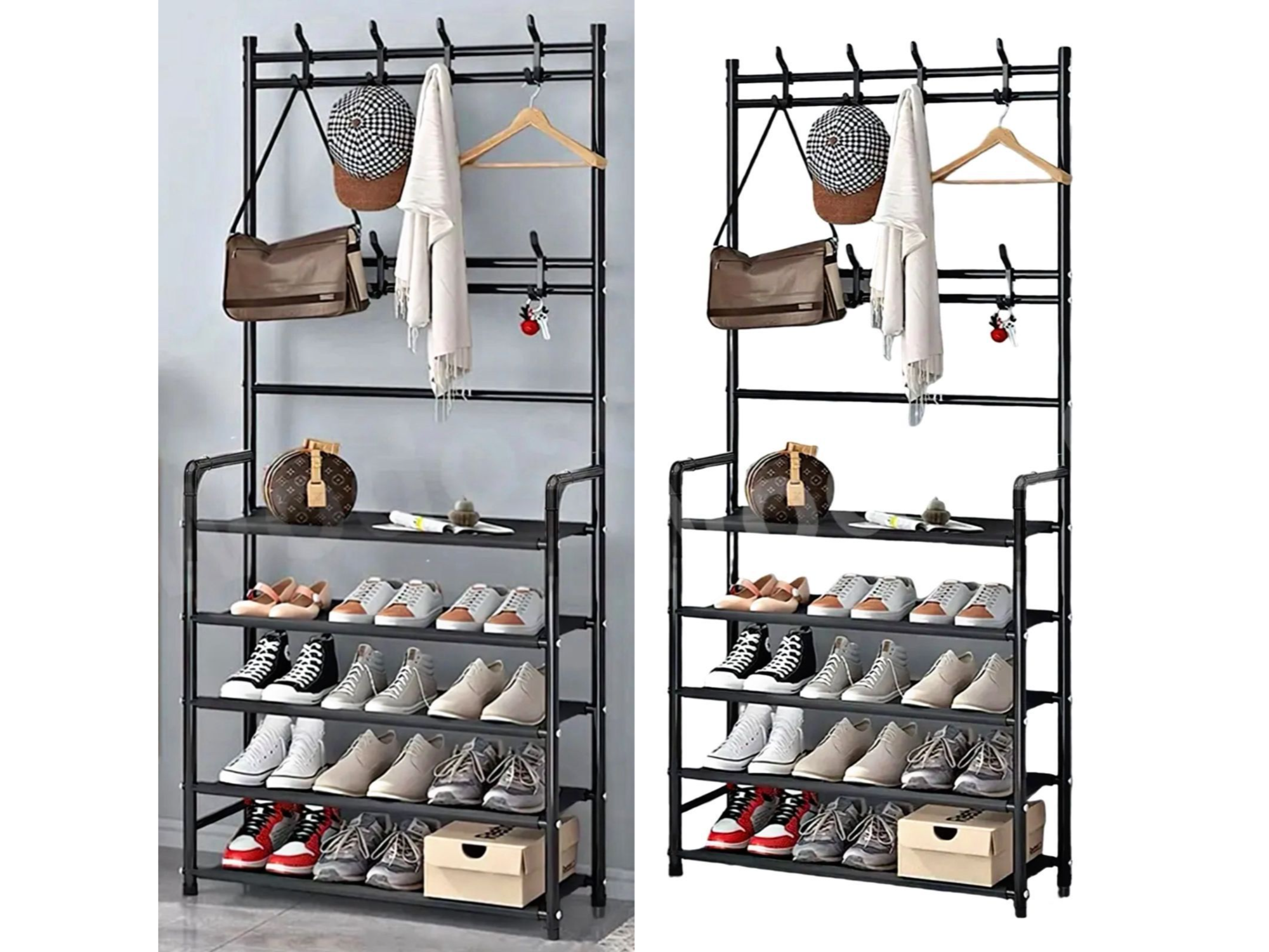 Organizador Zapatero y Perchero Multiuso