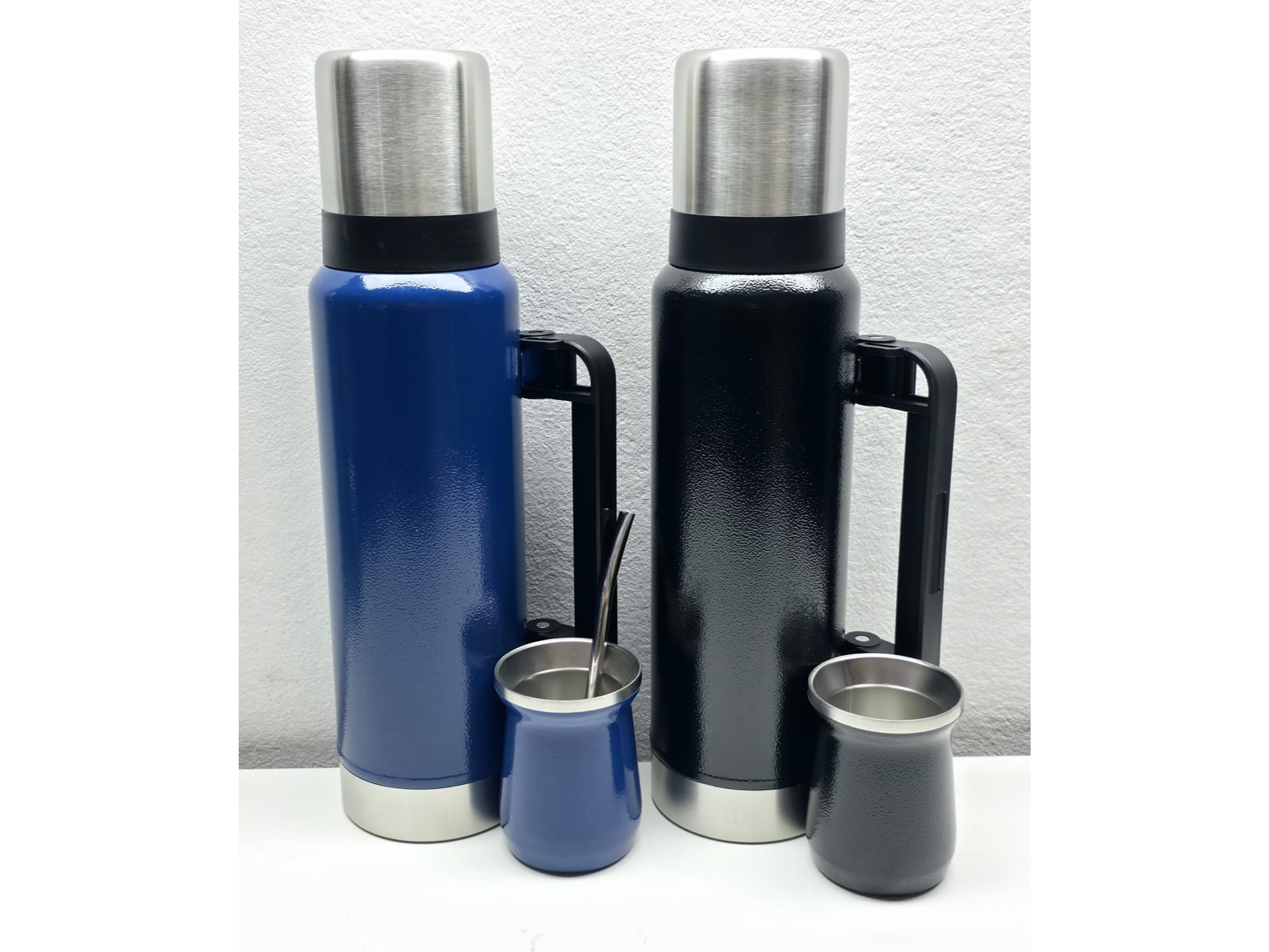 Termo con Mate de Acero Inoxidable