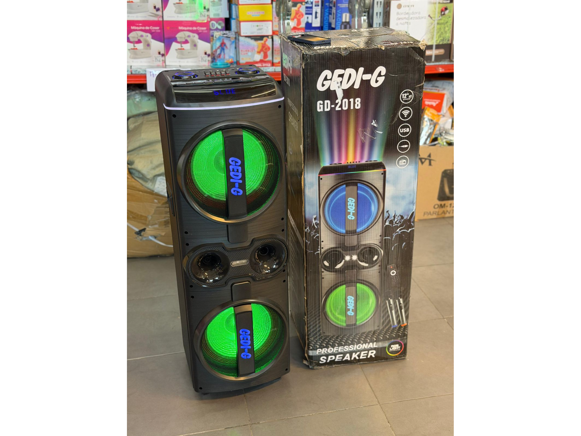 PARLANTE PROFESIONAL GEDI-G GD-2018