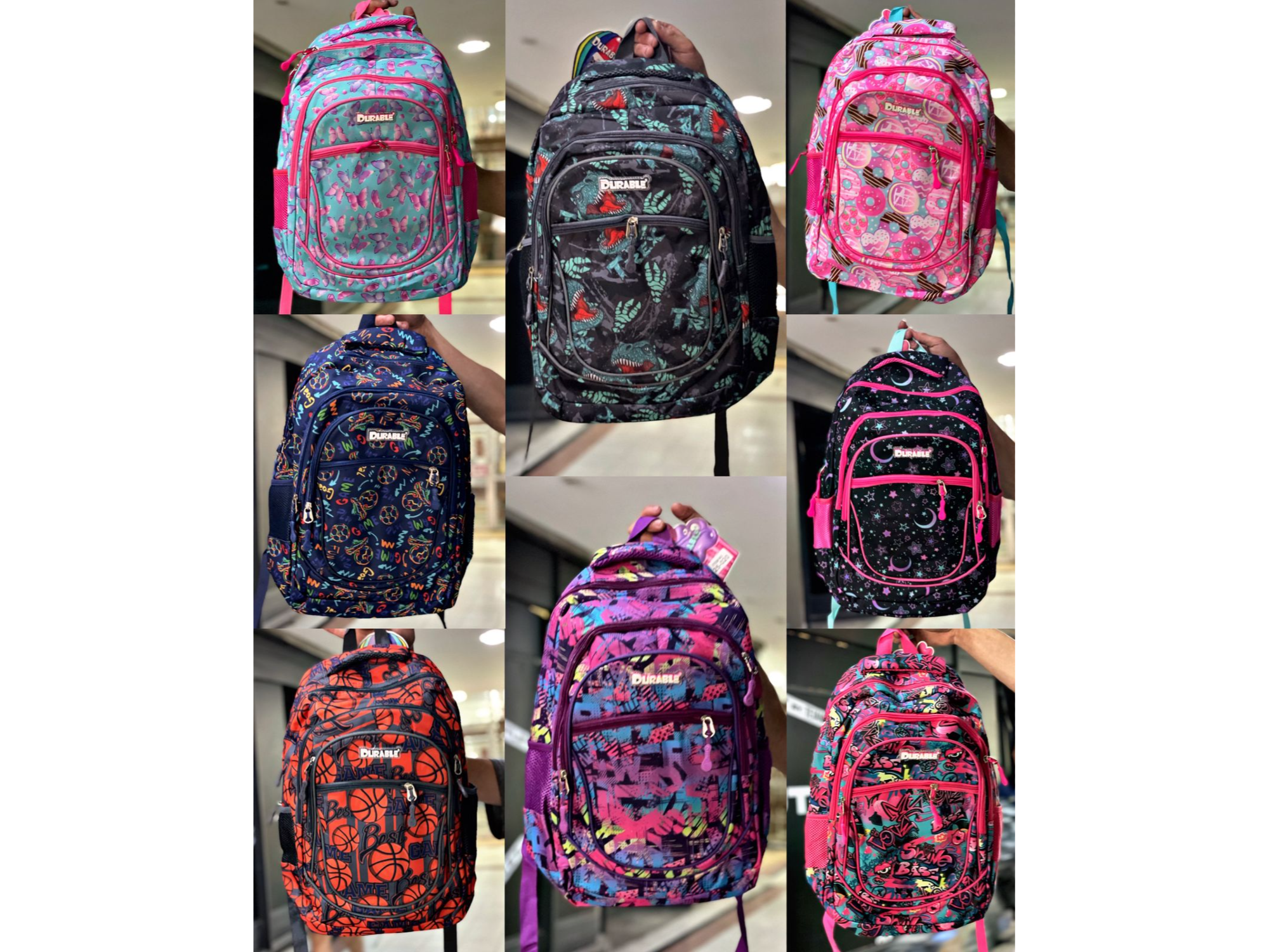 MOCHILAS ESCOLARES “DURABLE” – FULL COLOR