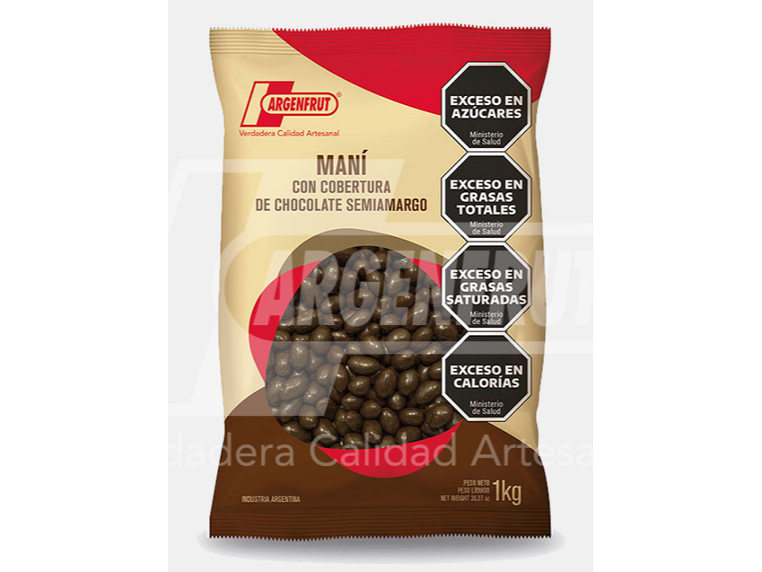 Maní con Chocolate Semiamargo Argenfrut