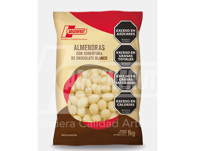 Almendra con Chocolate Blanco Argenfrut