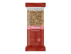 Barra Manzana y Arándano Vitalgy 40g