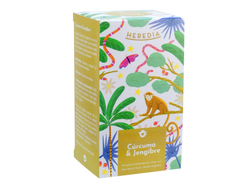 Té de Cúrcuma y Jengibre Heredia 25 saquitos