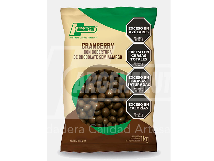 Cranberry con Chocolate Semiamargo Argenfrut