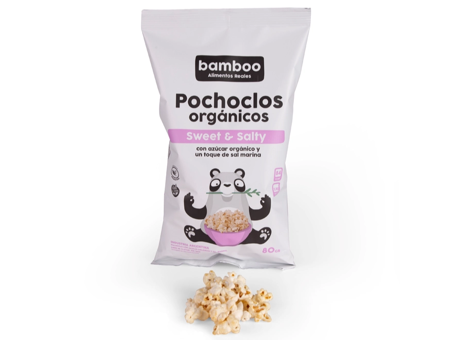 Pochoclos Orgánicos Sabor Sweet & Salty Bamboo 80g