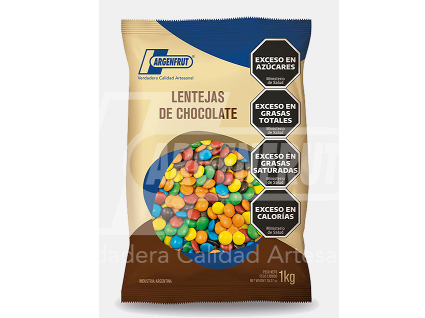 Lentejas de Chocolate Argenfrut