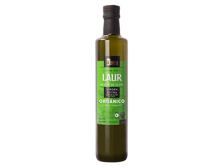 Aceite de oliva "LAUR" virgen extra - 250 ML Botella de vidrio