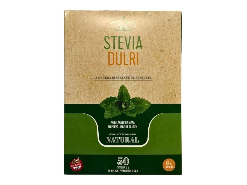Stevia Dulri  50 Sobres Sin Gluten