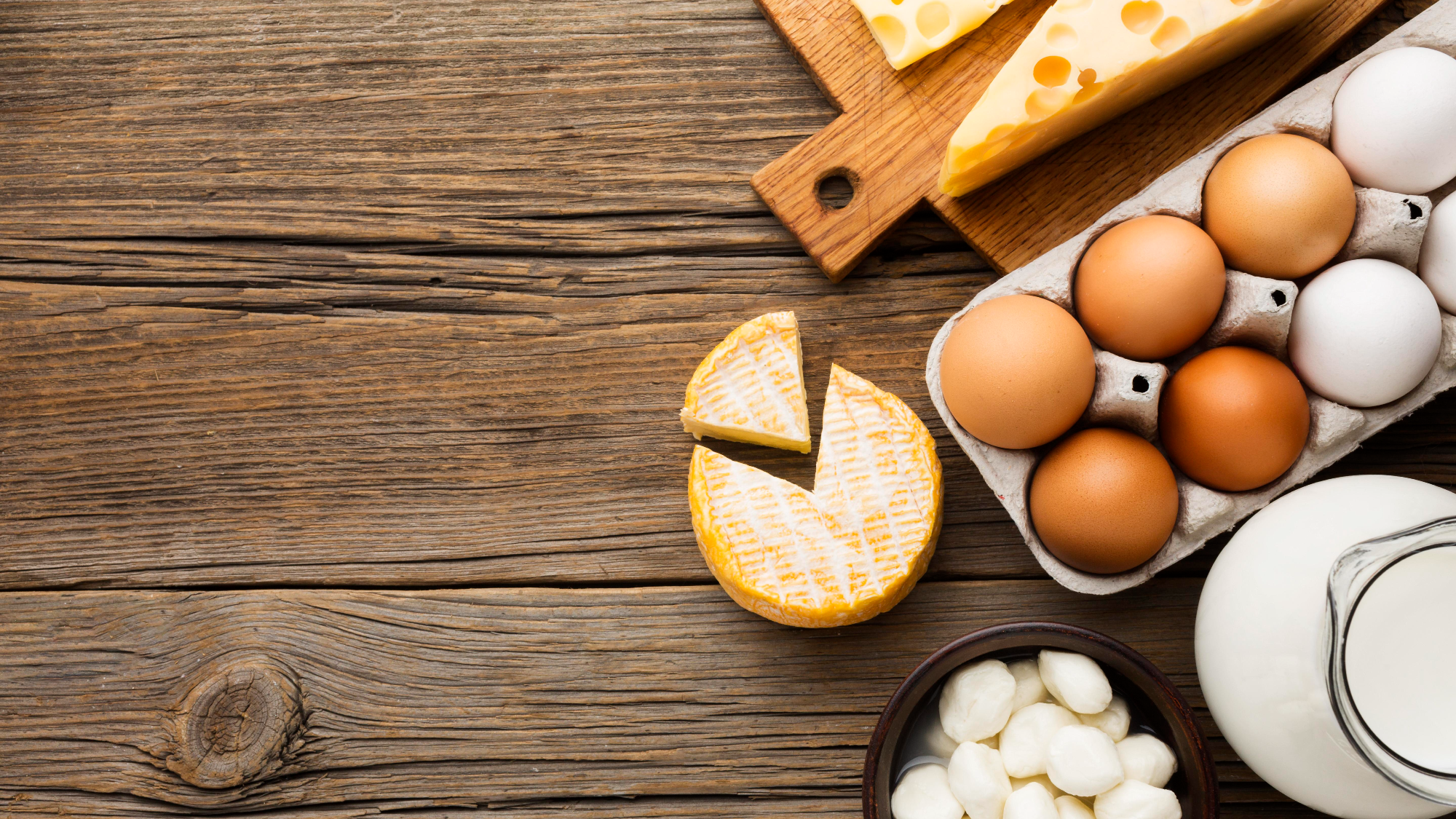 Lácteos, quesos y huevos