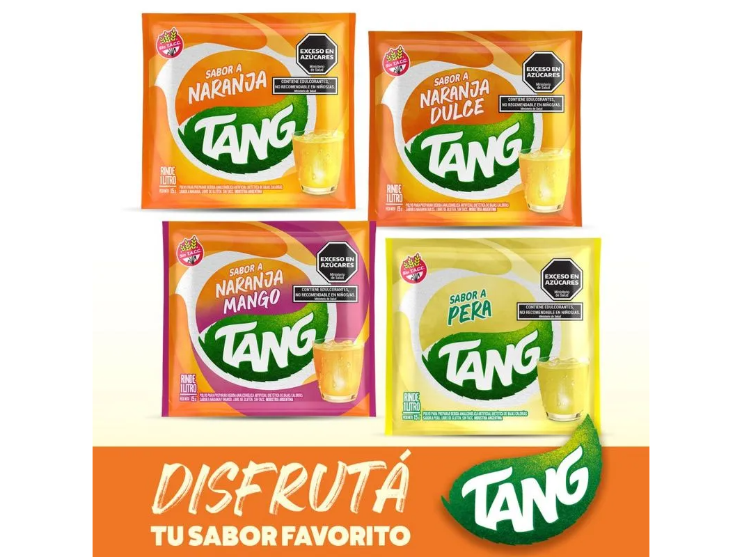 Jugo en polvo Tang