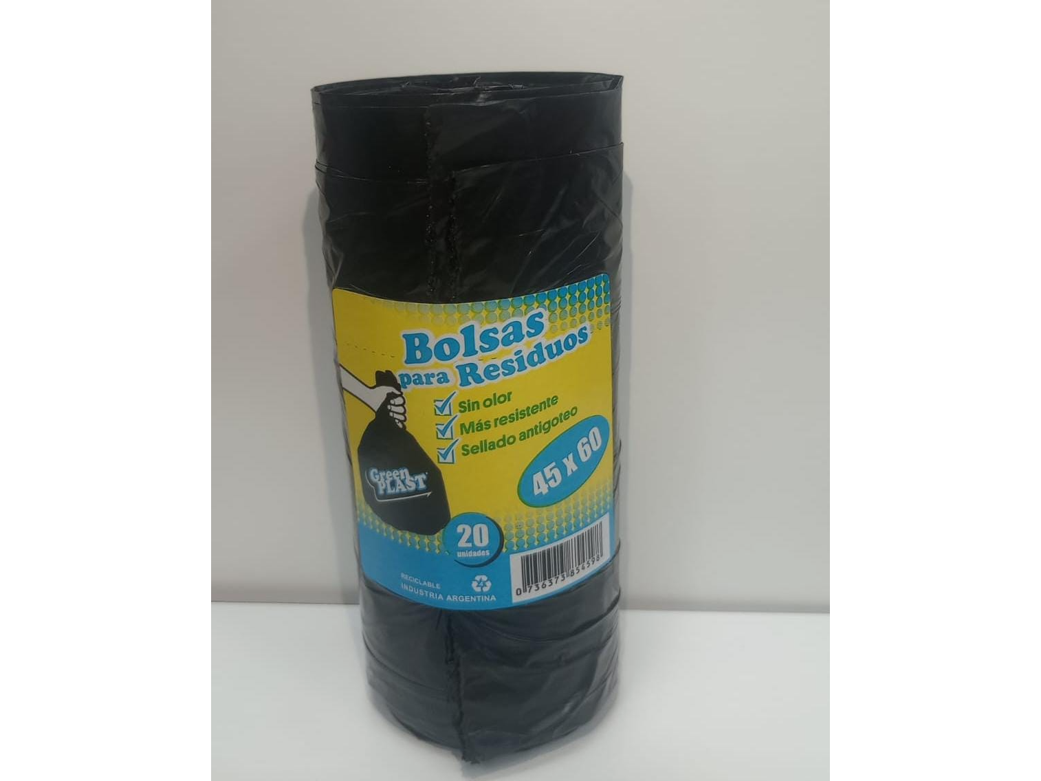 BOLSAS GREENPLAST RESIDUOS 45X60