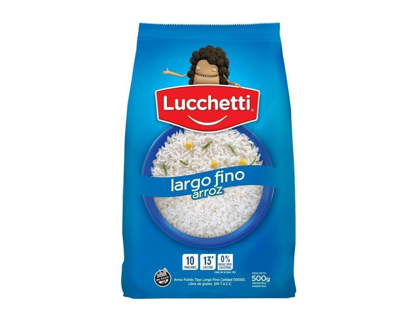 ARROZ LUCCHETTI LARGO FINO BOLSA