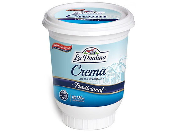 Crema de leche La Paulina