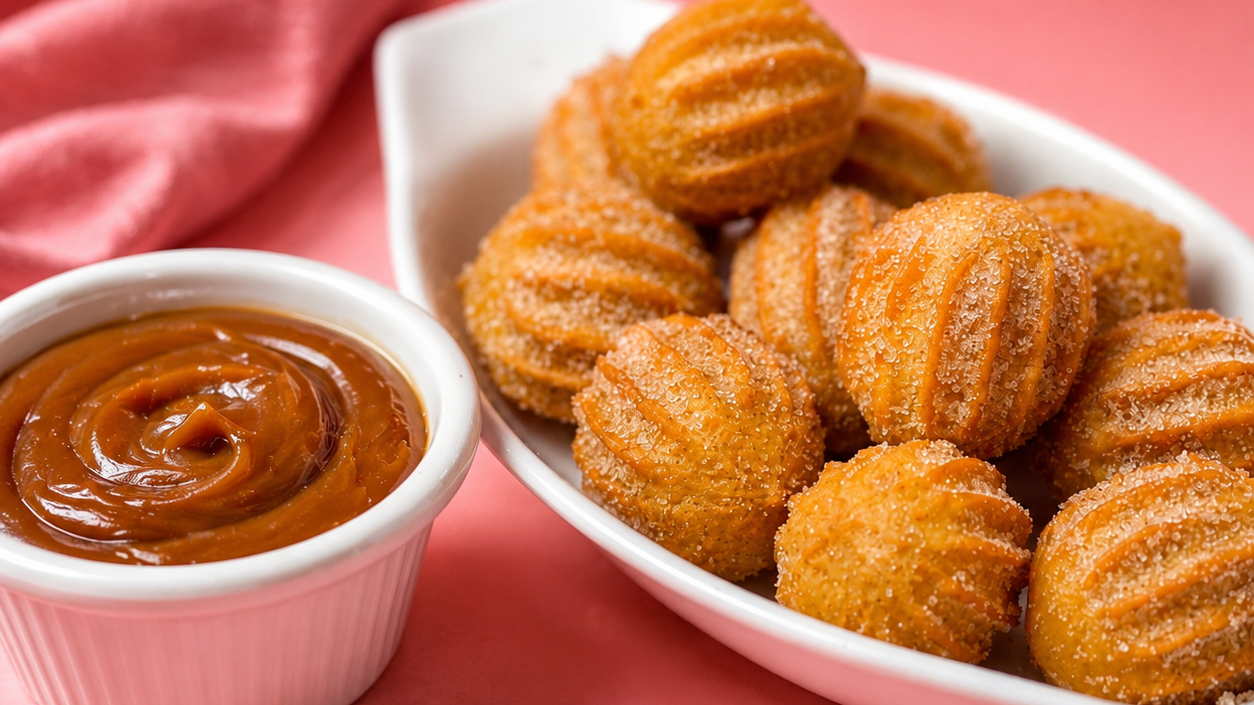 Churros rellenos 🍩✨