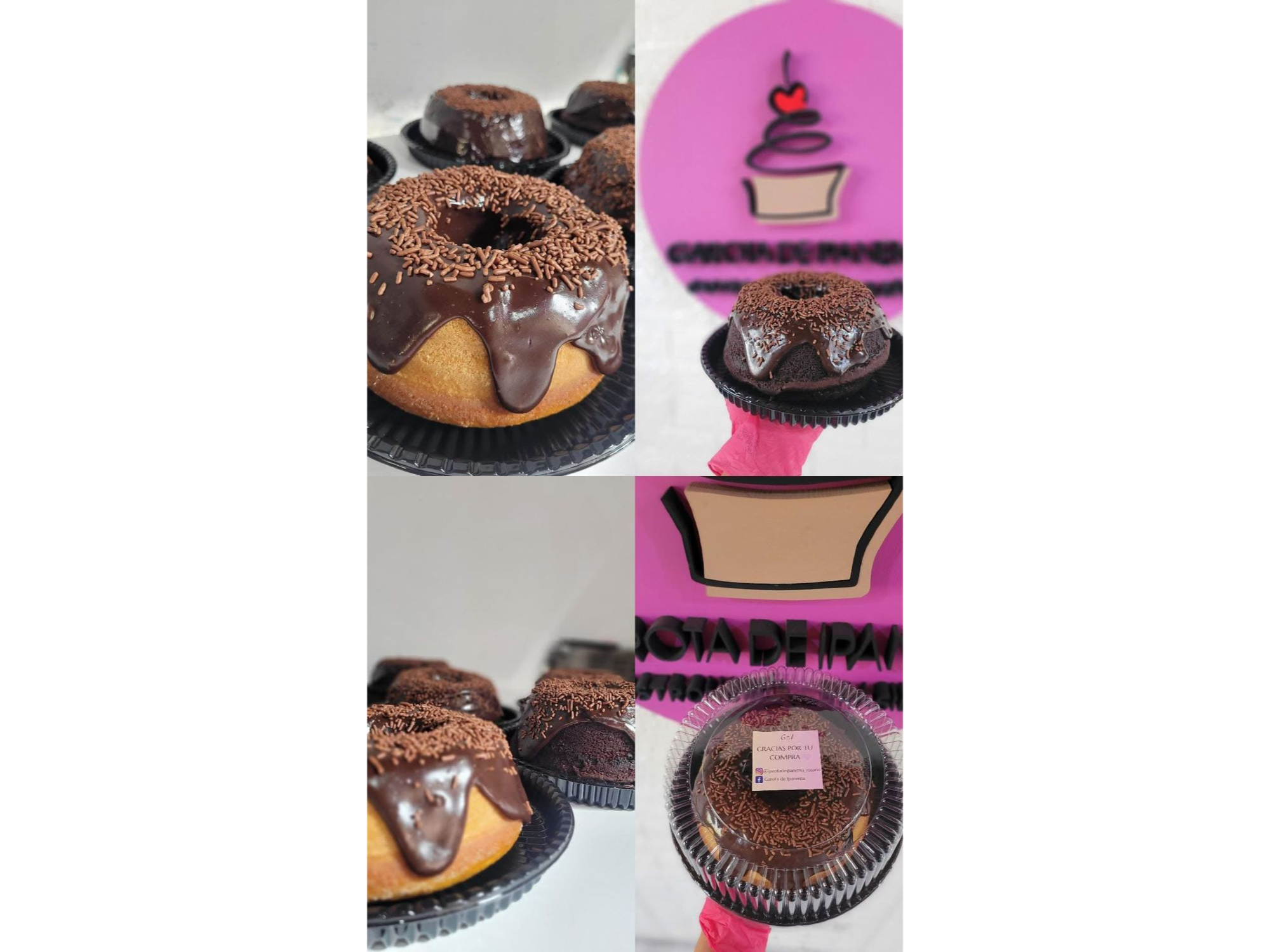 Torta con cobertura (8 porciones)