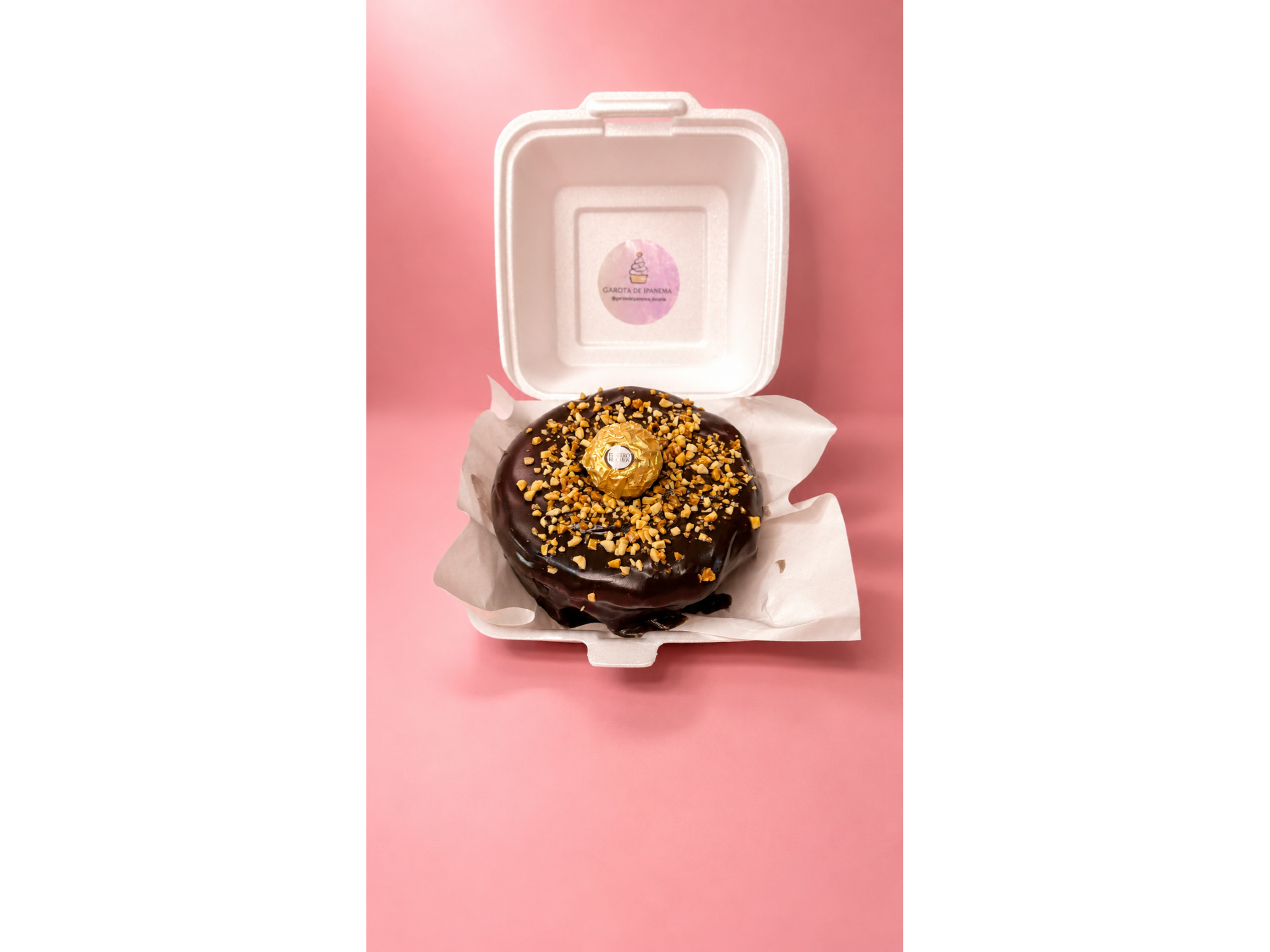 Mini volcán 12 cm (Ferrero rocher)