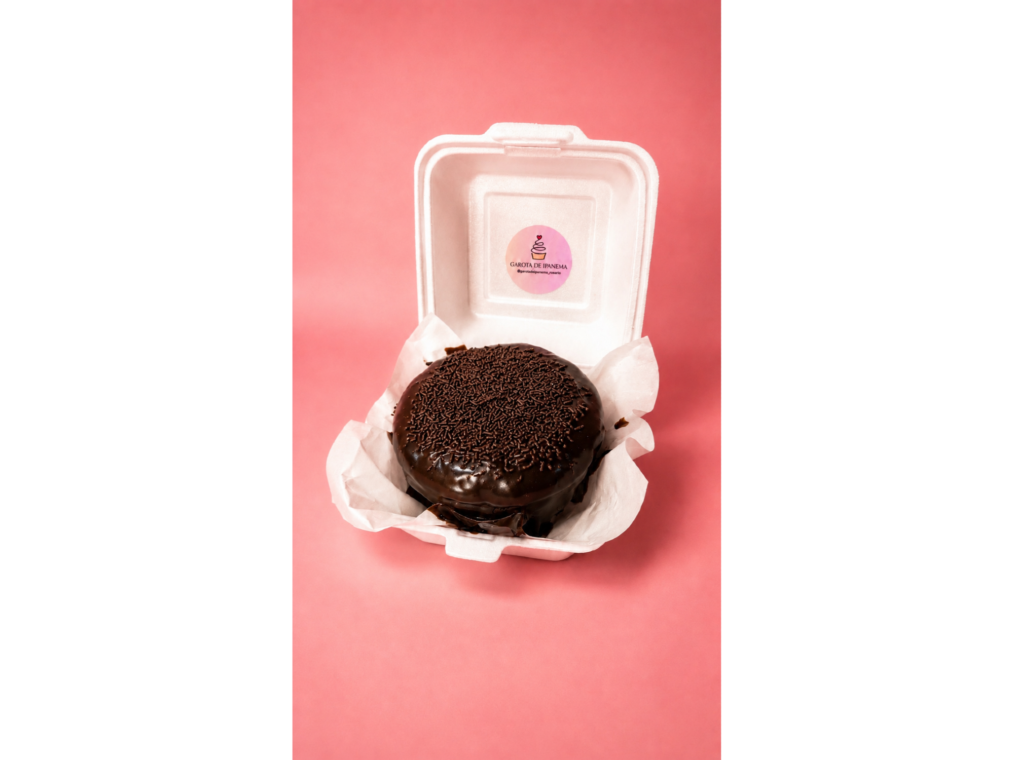 Mini volcán (12cm) chocolate