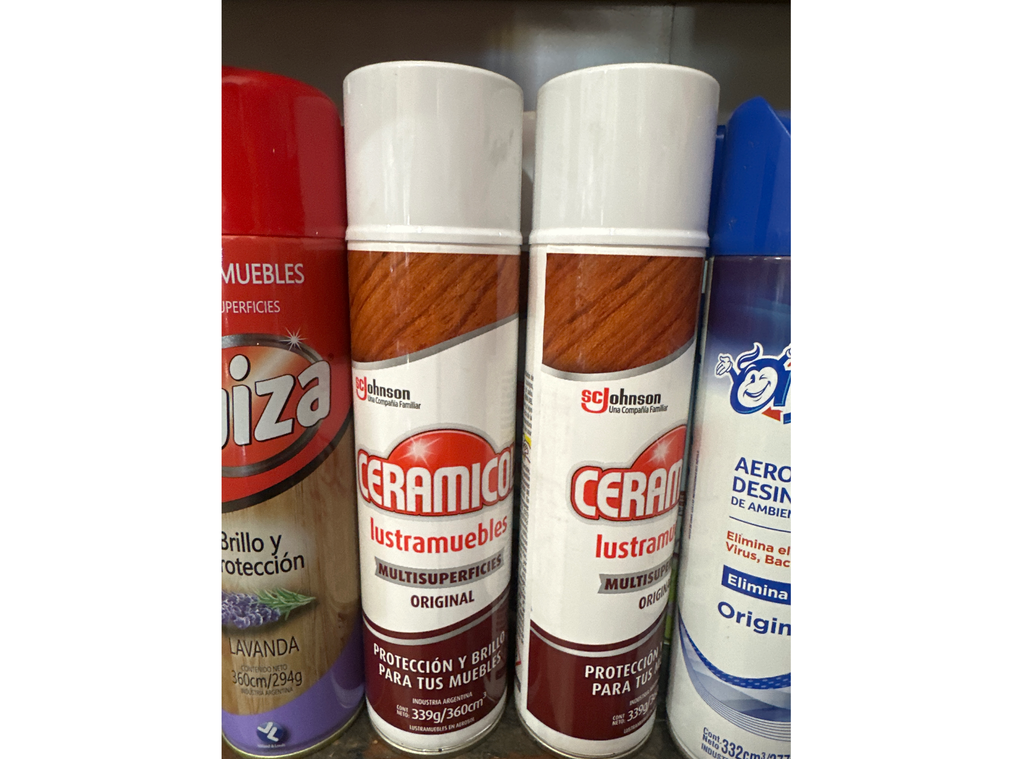 Aerosol Lustramuebles Ceramicol