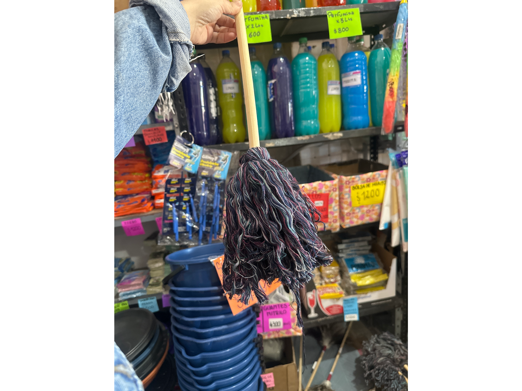 Plumero pabilo de color