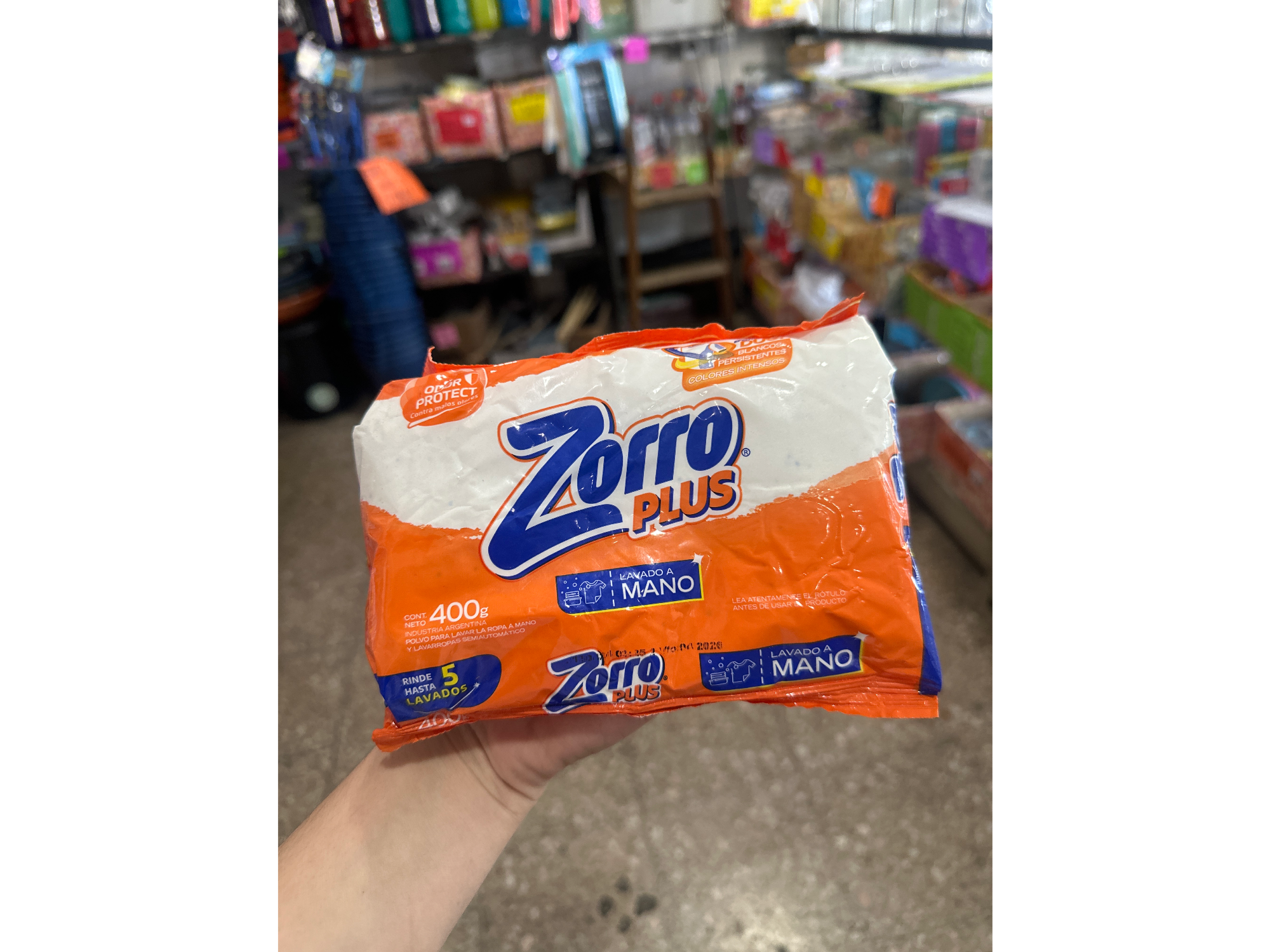 Jabón en polvo Zorro / A mano