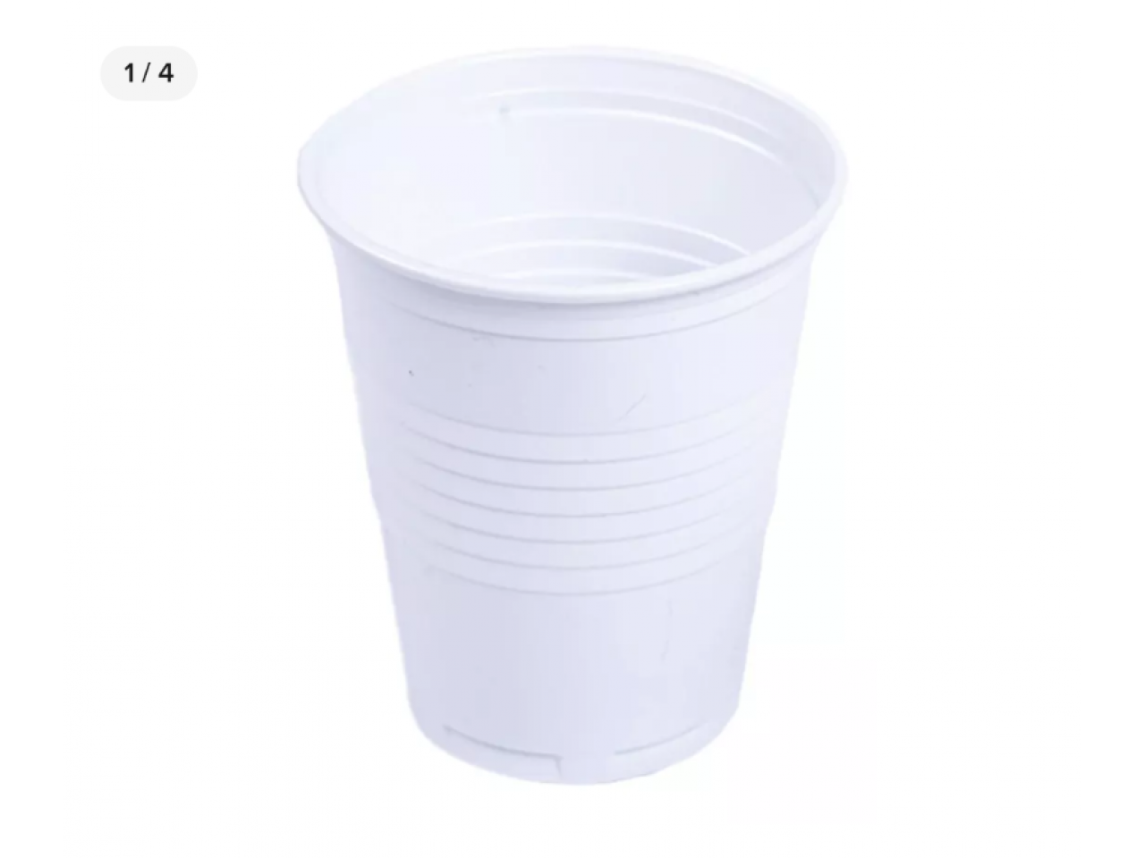 Vaso blanco 120 cc Bella Cup