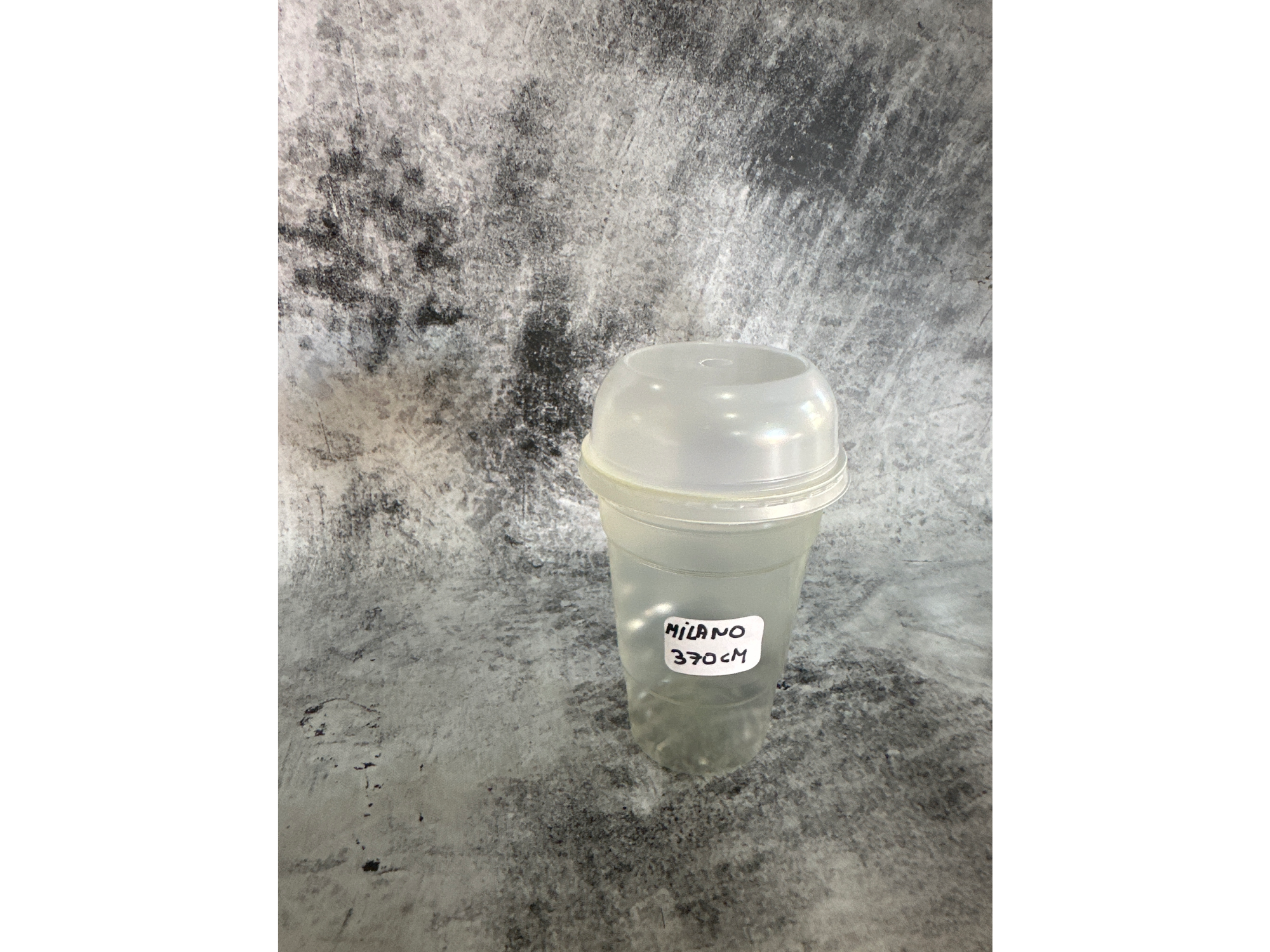 Vaso Milano tapa domo 370cc