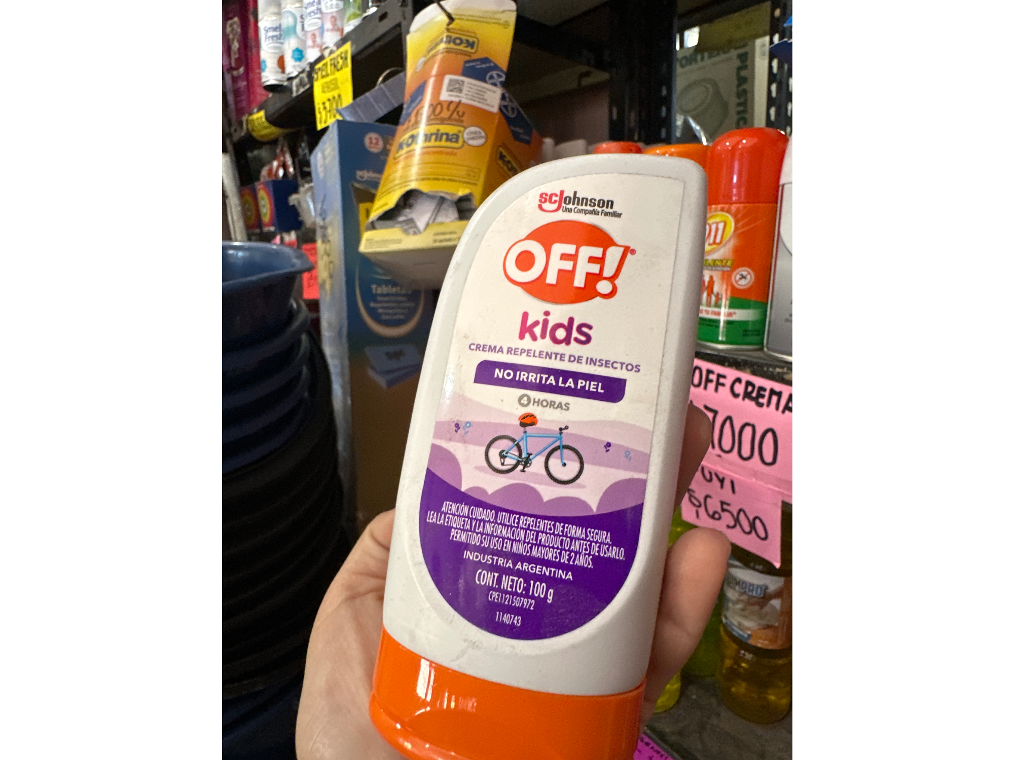 Repelente OFF crema KIDS