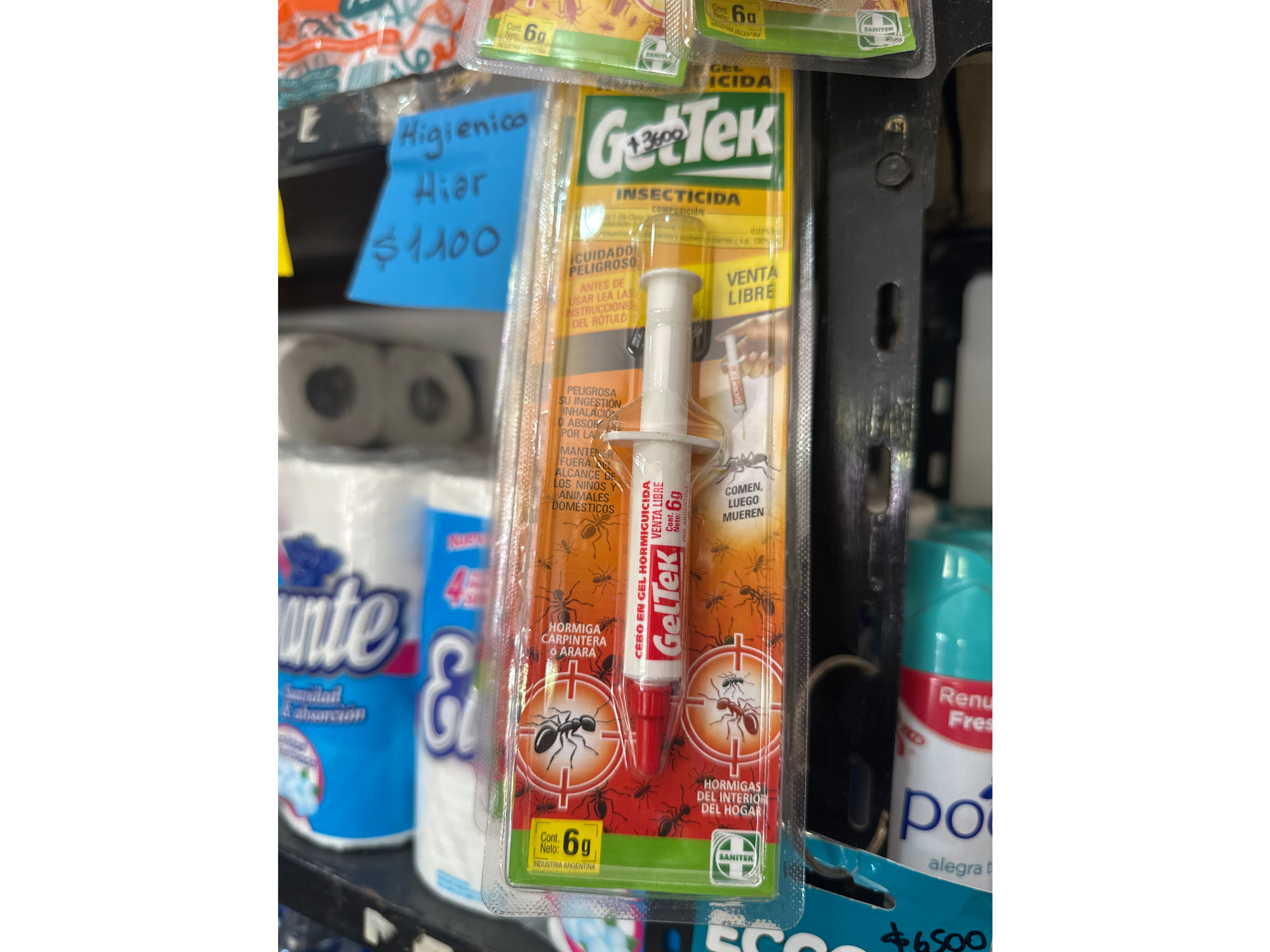 Gel insecticida hormigas