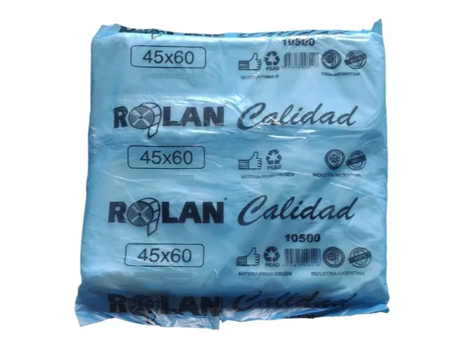 Bolsa Camiseta 45x60 Reforzada Rolan Plast