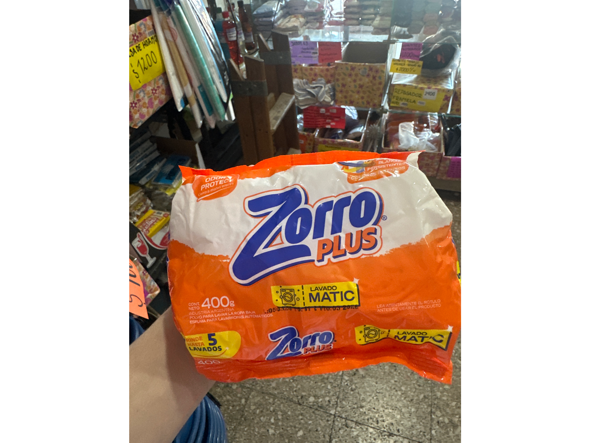 Jabón en polvo Zorro / Matic