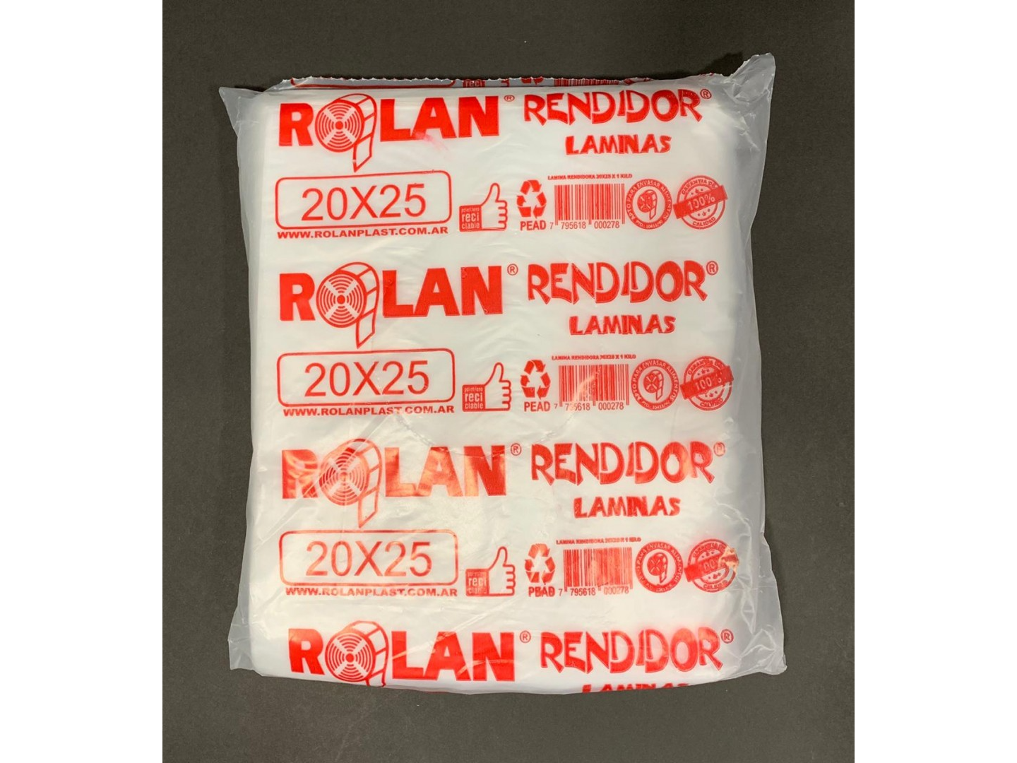 Folex  rendidor Rolan Plast 20x25