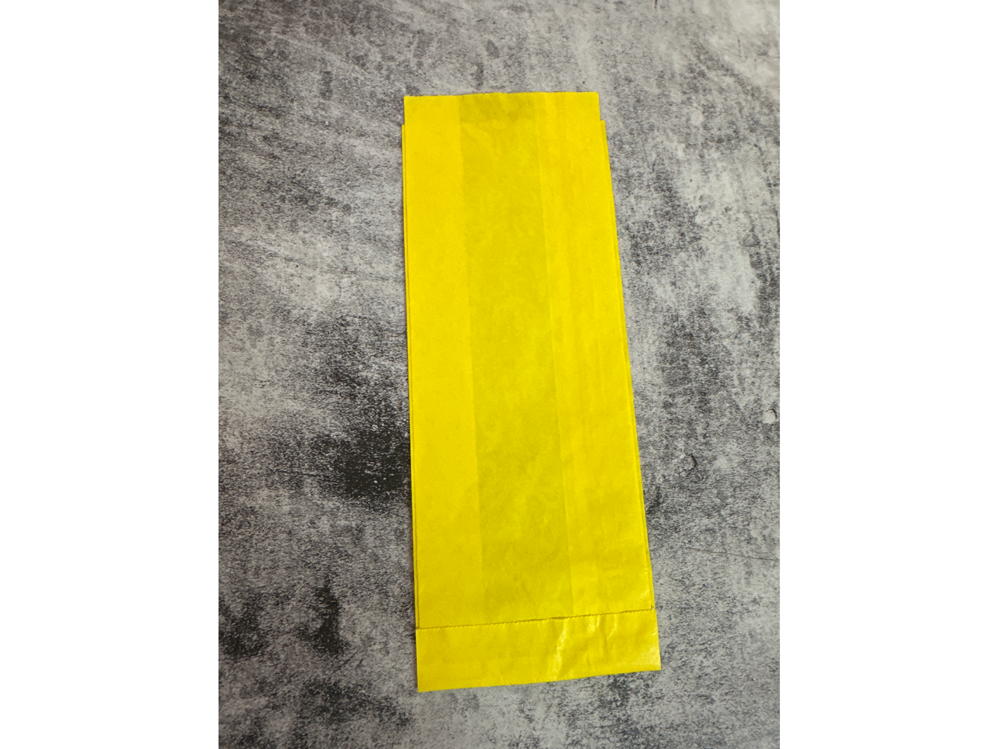 Bolsa pochoclera: amarilla