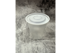 Vaso 300 con tapa (Ideal ensalada de fruta)